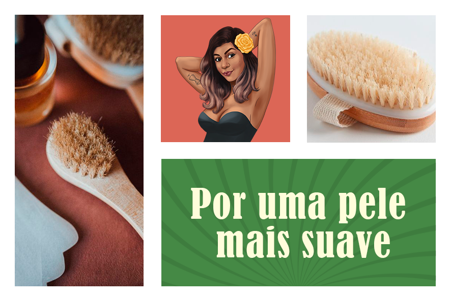 Ela faz a esfoliação dela