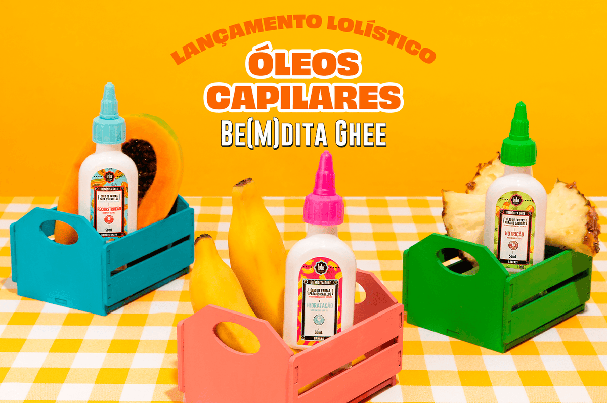 Óleo de Cabelo Lola: conheça novos produtos da linha Be(M)dita Ghee