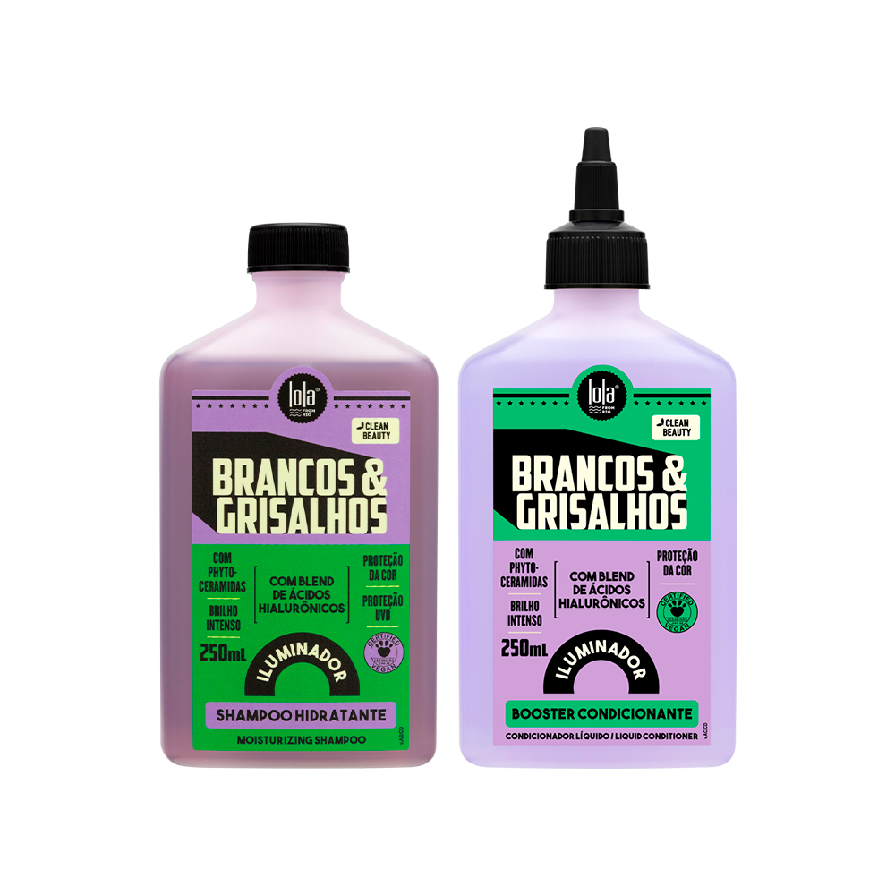 Brancos e Grisalhos Hidratante - Shampoo & Condicionador