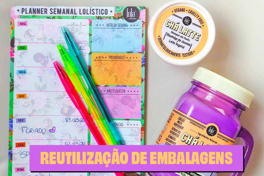 Dicas para reutilização de embalagens