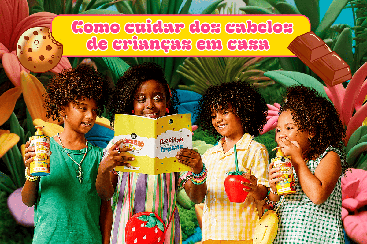 Como cuidar dos cabelos de crianças em casa  