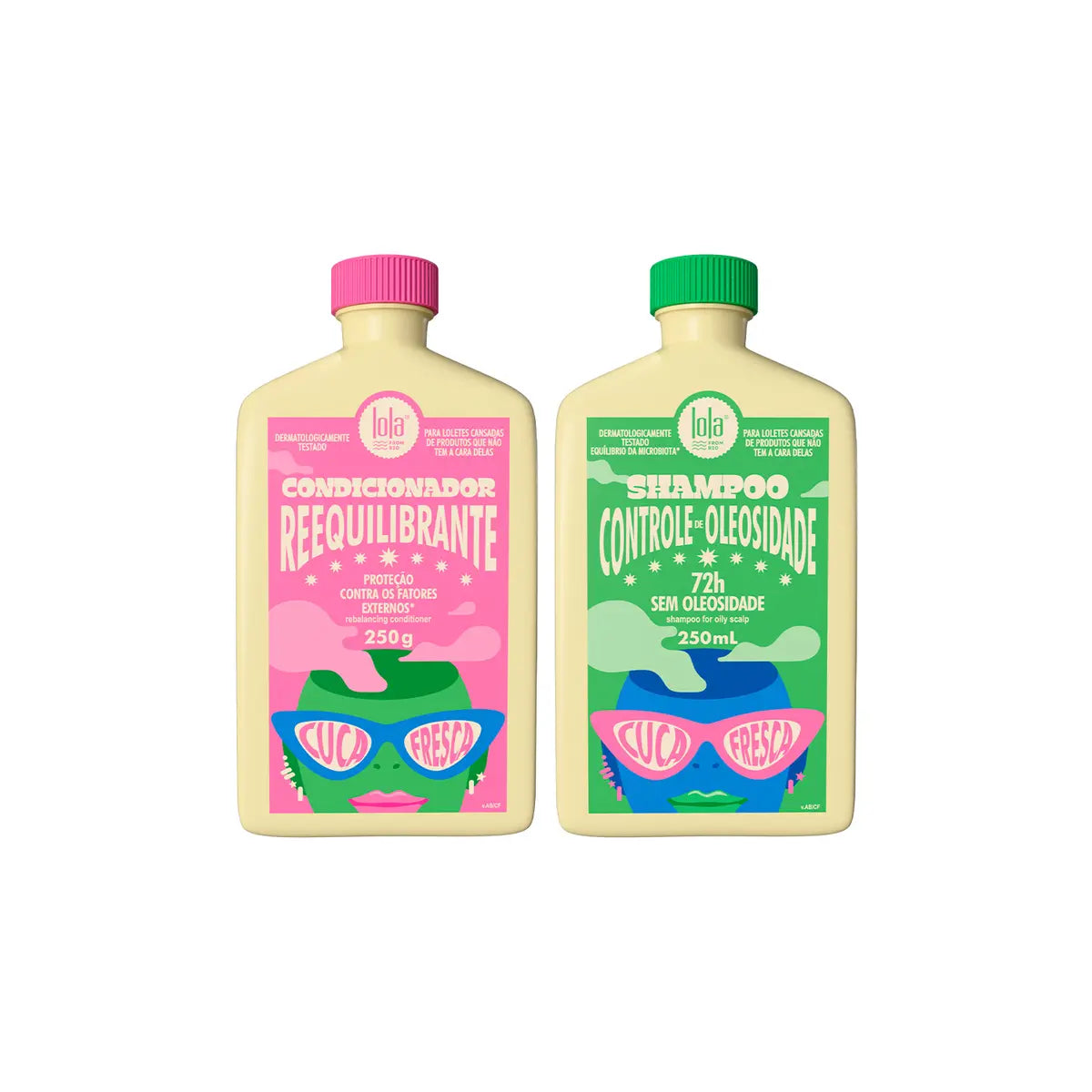 Dupla Cuca Fresca: Shampoo Controle de Oleosidade e Condicionador Reequilibrante