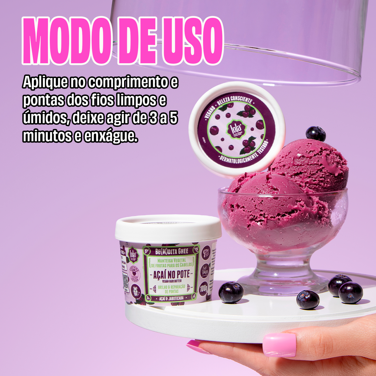Be(m)dita Ghee Açaí no Pote 100g