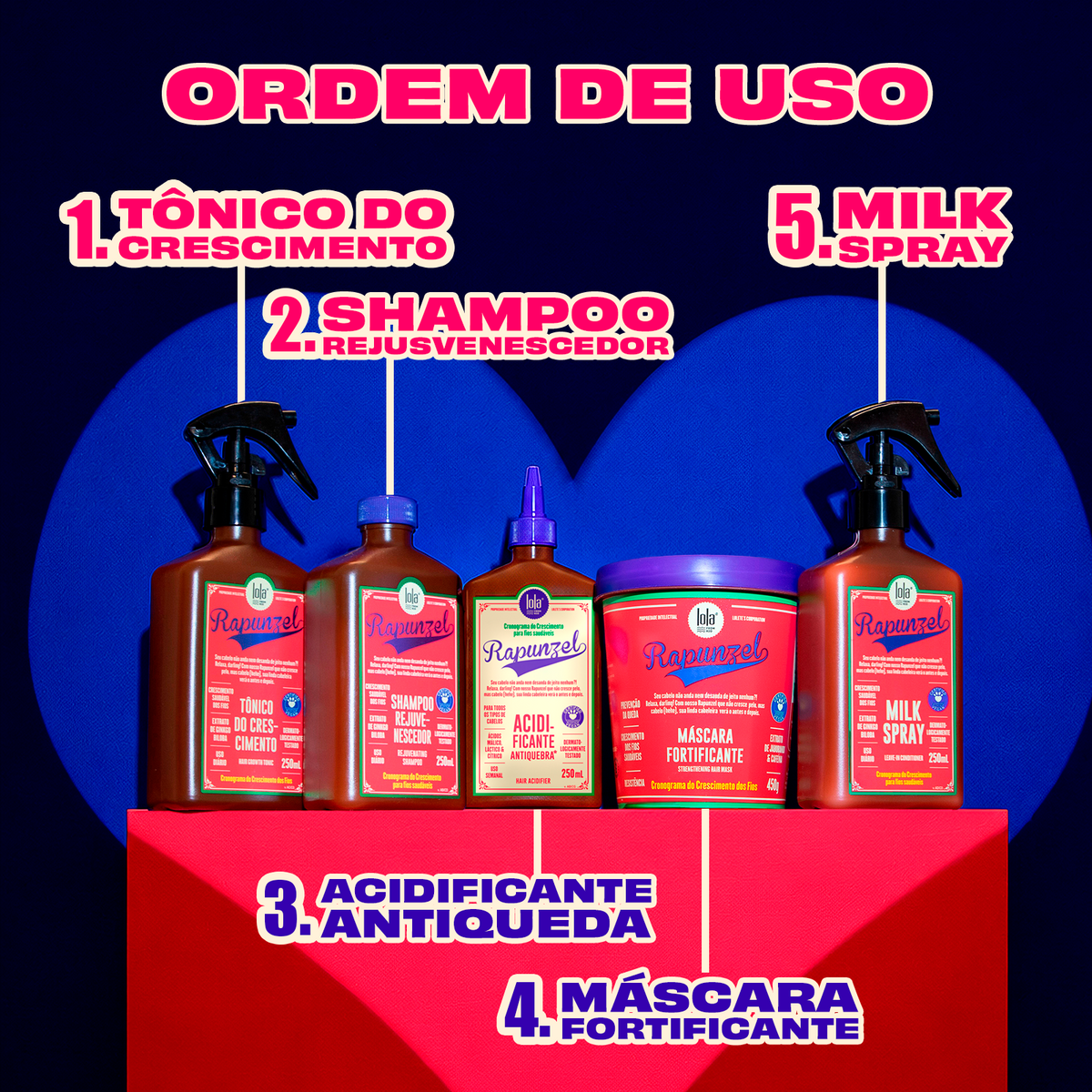 Kit Rapunzel - Linha Completa 450g